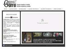 Tablet Screenshot of calzadosgarra.com